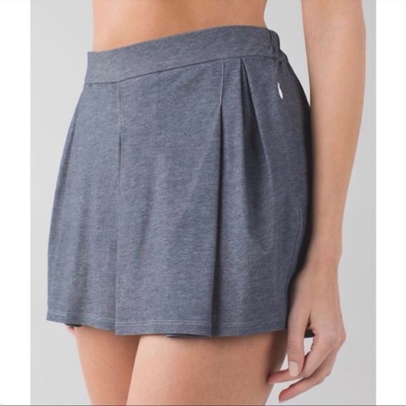 Lululemon Go City Skort Gray Heathered size 6 in EUC with pockets - Picture 10 of 11
